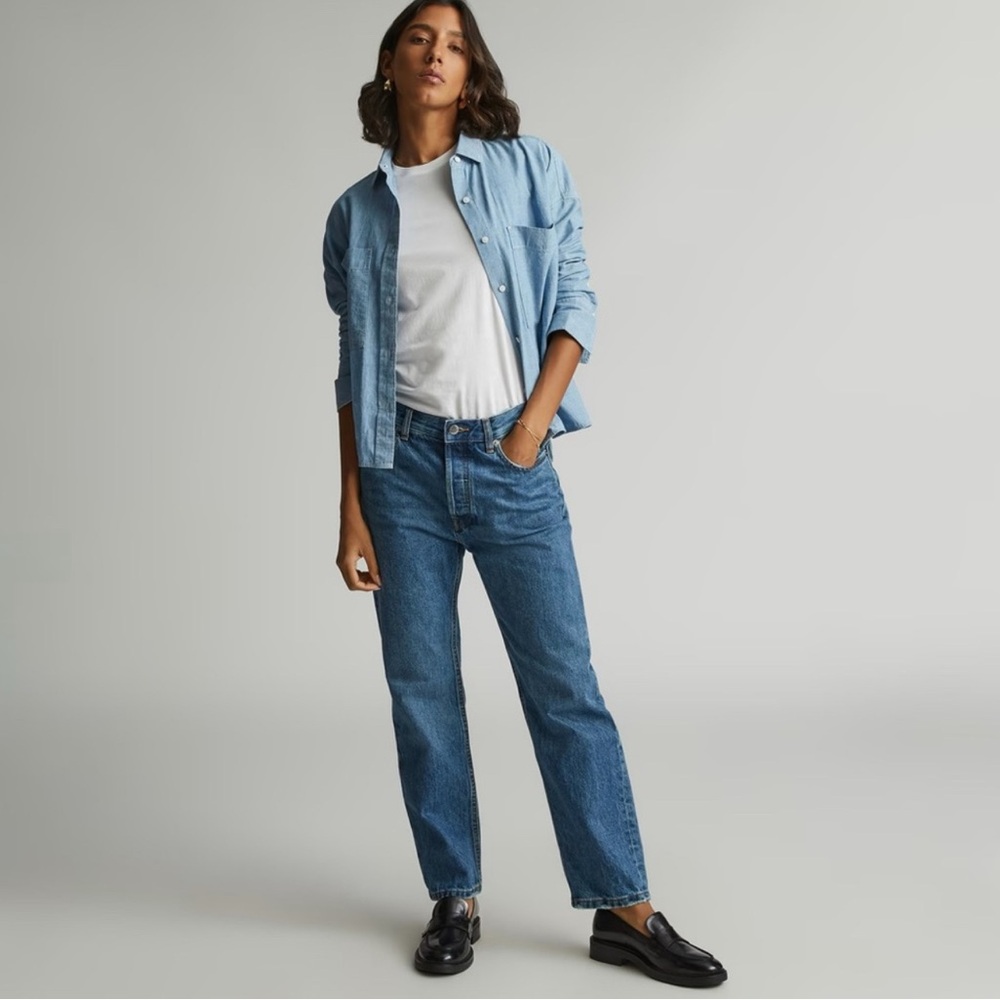 Everlane relaxed straight jean